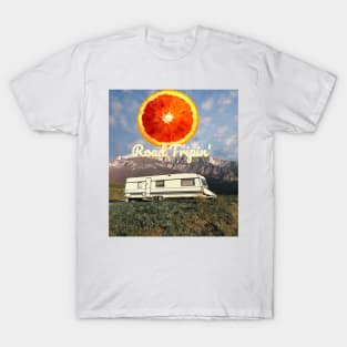 Road Tripping Into The Wild Collage T-Shirt